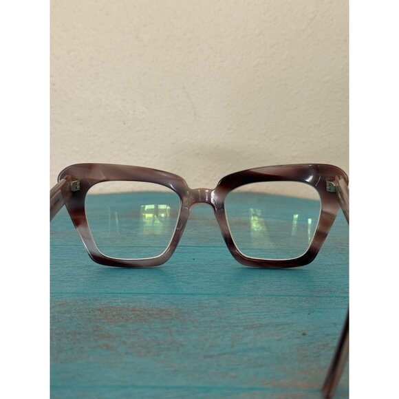 Lowercase NYC Womens Tortoise Shell Cat-Eye Eyeglass Frames - Picture 3 of 7